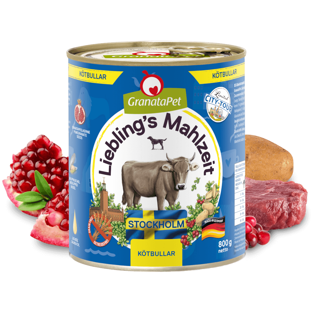 GranataPet Hund - Nassfutter Liebling´s Mahlzeit City Tour - Stockholm 800 g - Zutaten