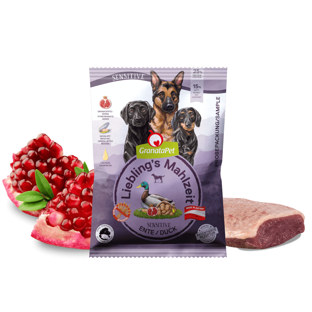 GranataPet Hund - Proben Liebling´s Mahlzeit Ente Sensitive 80 g - Zutaten