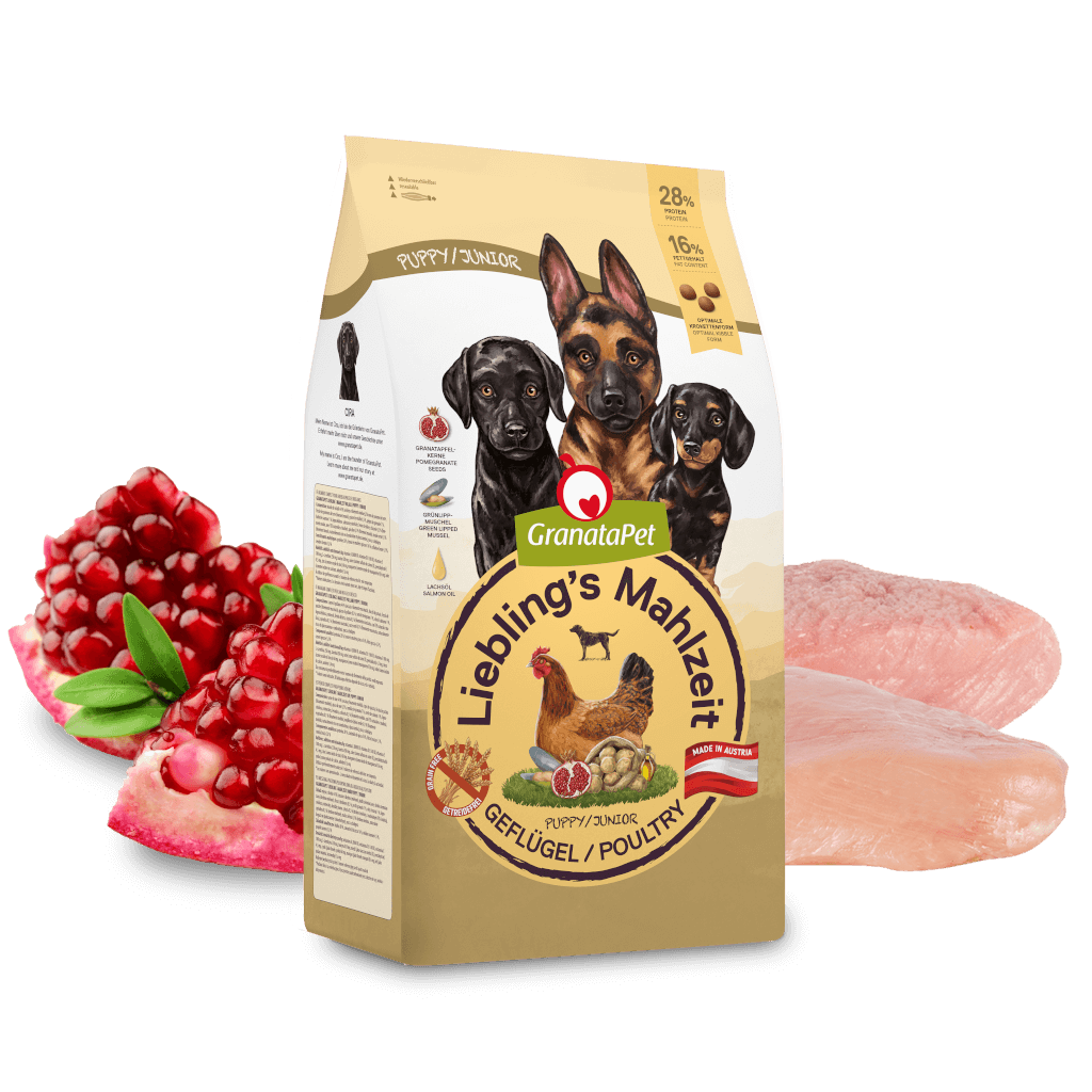 GranataPet Hund - Trockenfutter Liebling´s Mahlzeit Geflügel Puppy/Junior 1,8 kg - Zutaten