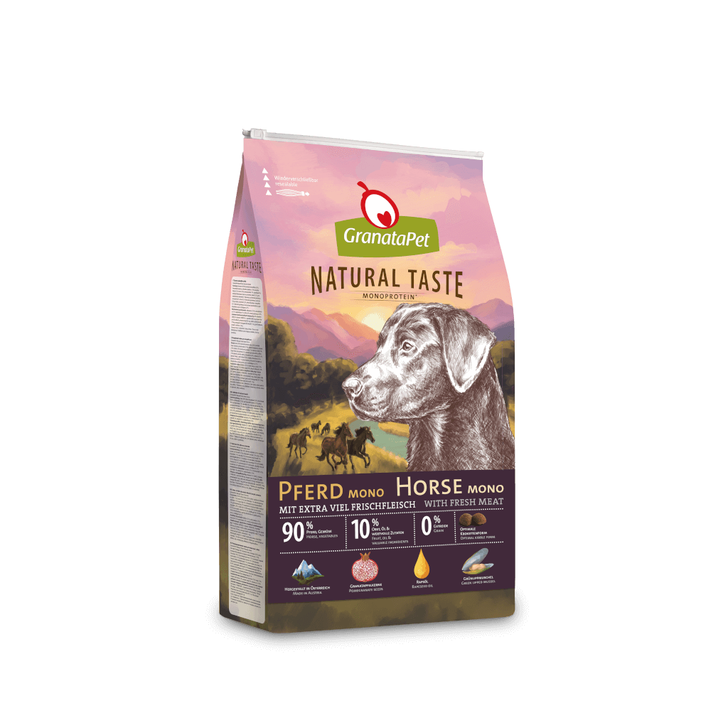 GranataPet Hund - Trockenfutter Natural Taste Pferd Mono 4 kg - Hauptbild