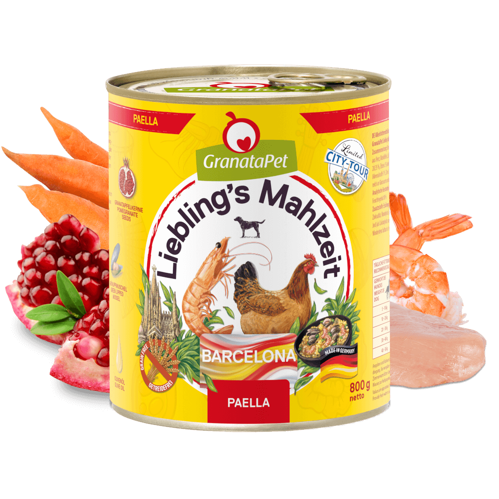 GranataPet Hund - Nassfutter Liebling´s Mahlzeit City Tour - Barcelona 800 g - Zutaten