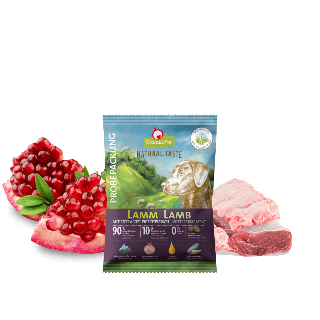 GranataPet Hund - Proben Natural Taste Lamm 80 g - Zutaten