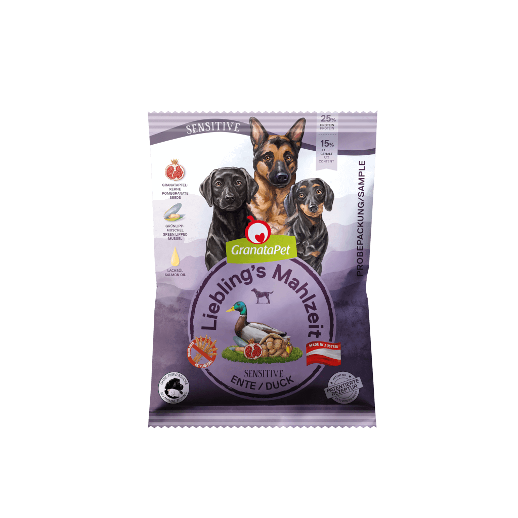 GranataPet Hund - Proben Liebling´s Mahlzeit Ente Sensitive 80 g - Hauptbild