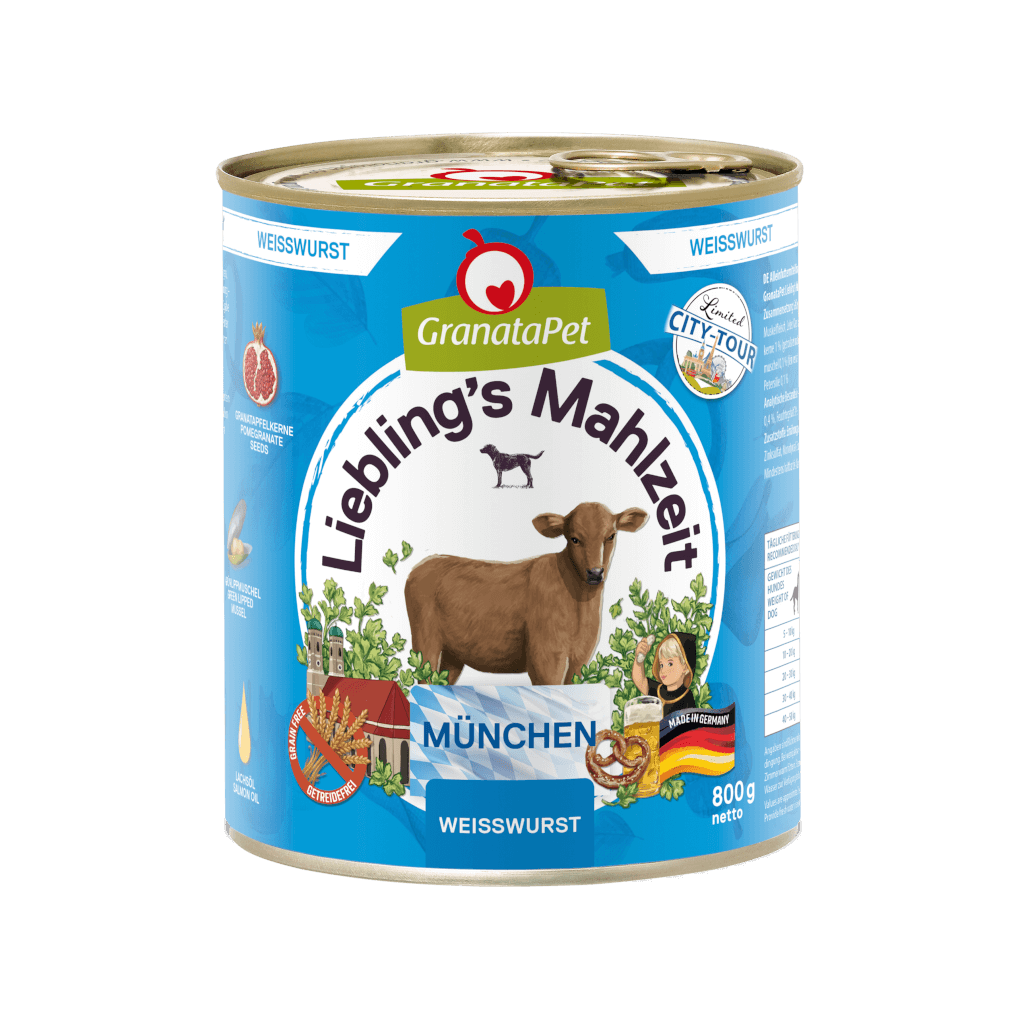 GranataPet Hund - Nassfutter Liebling´s Mahlzeit City Tour - München 800 g - Hauptbild