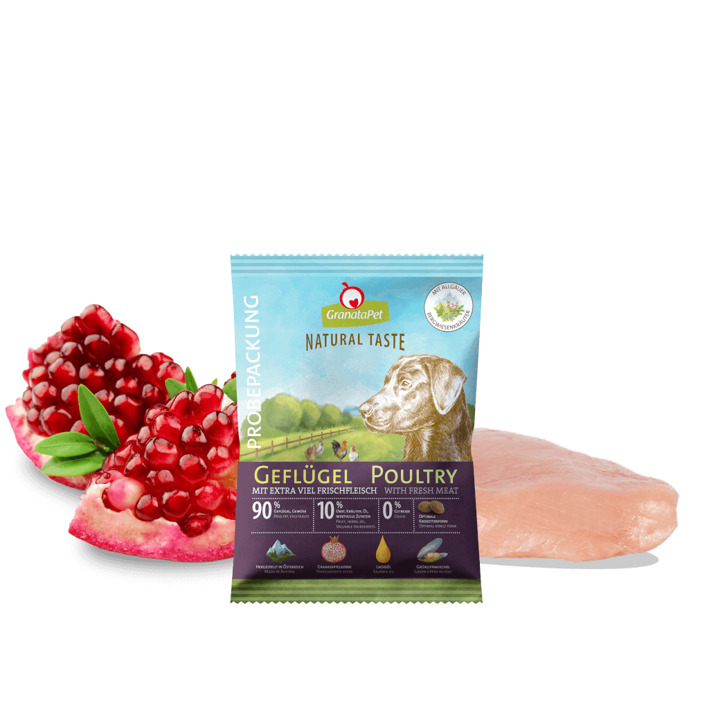 GranataPet Hund - Proben Natural Taste Geflügel 80 g - Zutaten