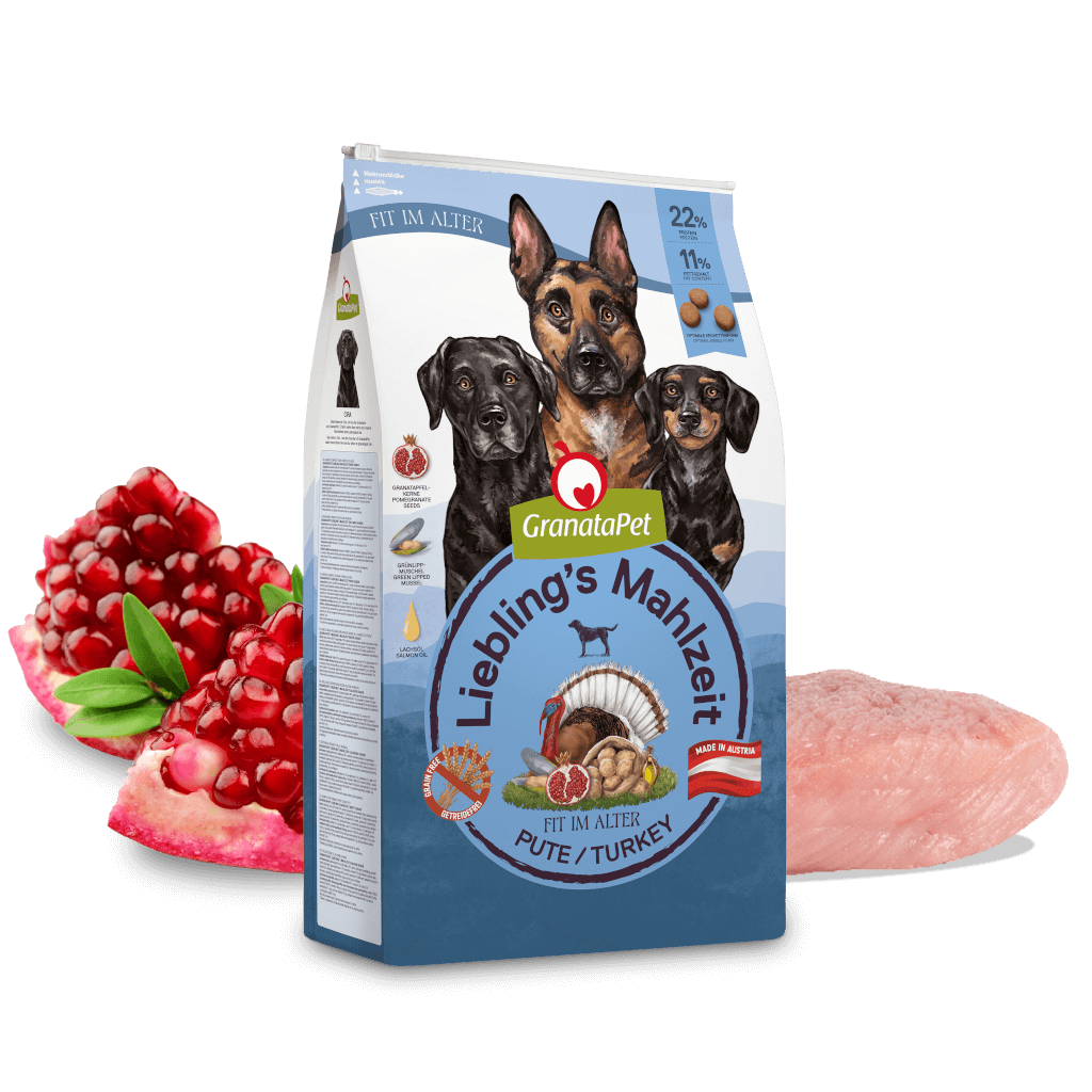 GranataPet Hund - Trockenfutter Liebling´s Mahlzeit Pute Senior 10 kg GranataPet Hund - Trockenfutter Liebling´s Mahlzeit Pute Senior 10 kg - Zutaten