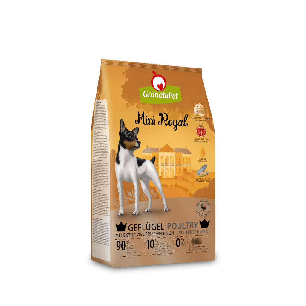 GranataPet Hund - Trockenfutter Mini Royal Geflügel 1 kg GranataPet Hund - Trockenfutter Mini Royal Geflügel 1 kg - Hauptbild
