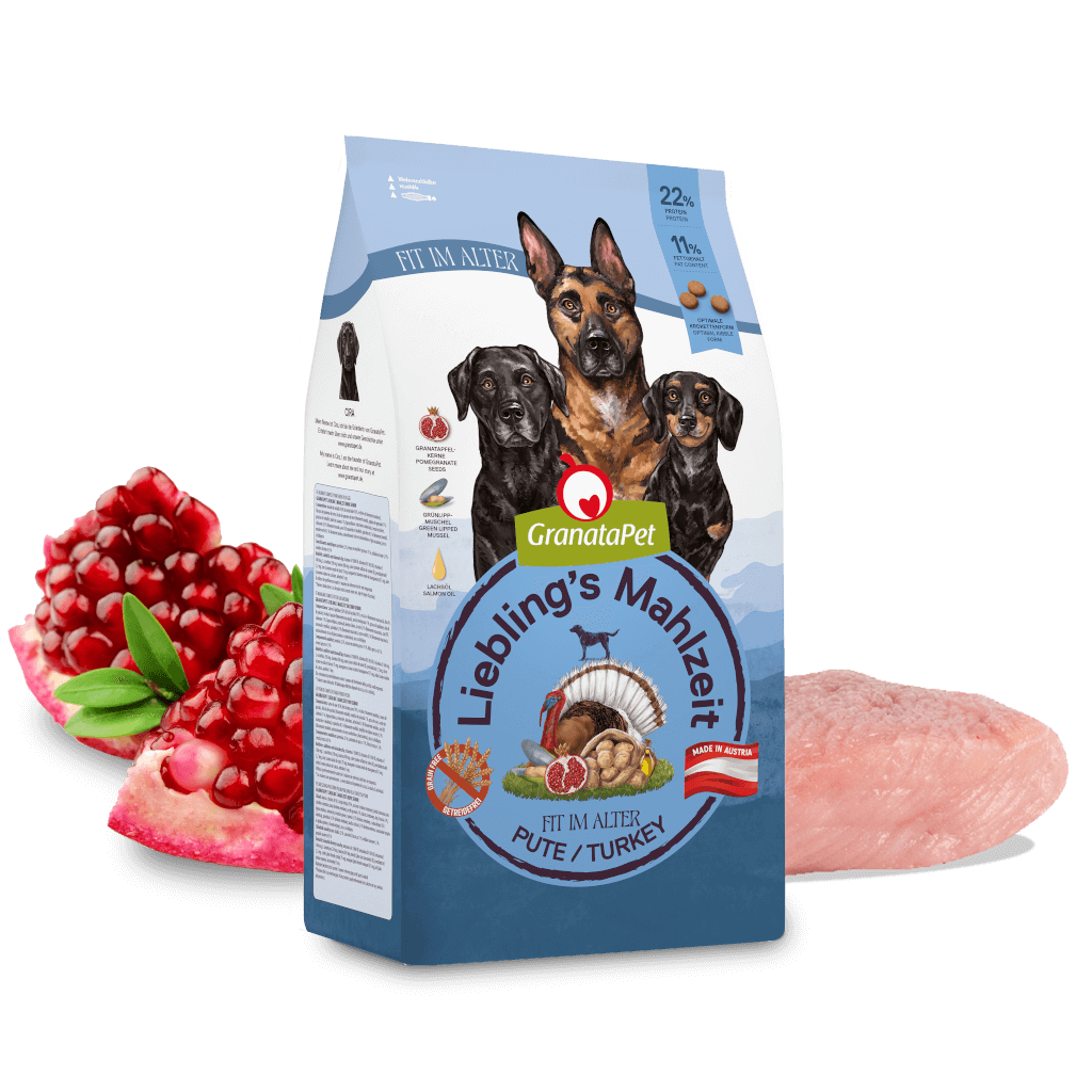GranataPet Hund - Trockenfutter Liebling´s Mahlzeit Pute Fit im Alter 1,8 kg GranataPet Hund - Trockenfutter Liebling´s Mahlzeit Pute Fit im Alter 1,8 kg - Zutaten