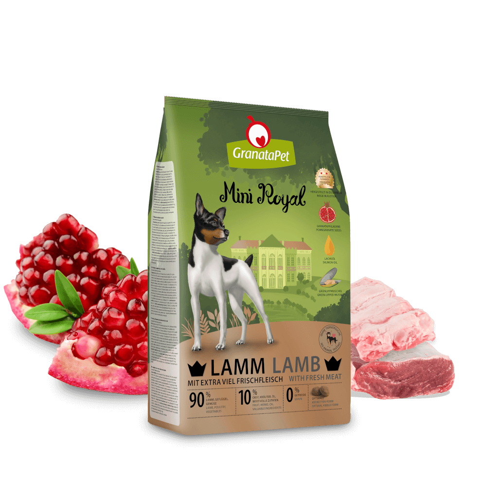 GranataPet Hund - Trockenfutter Mini Royal Lamm 1 kg - Zutaten
